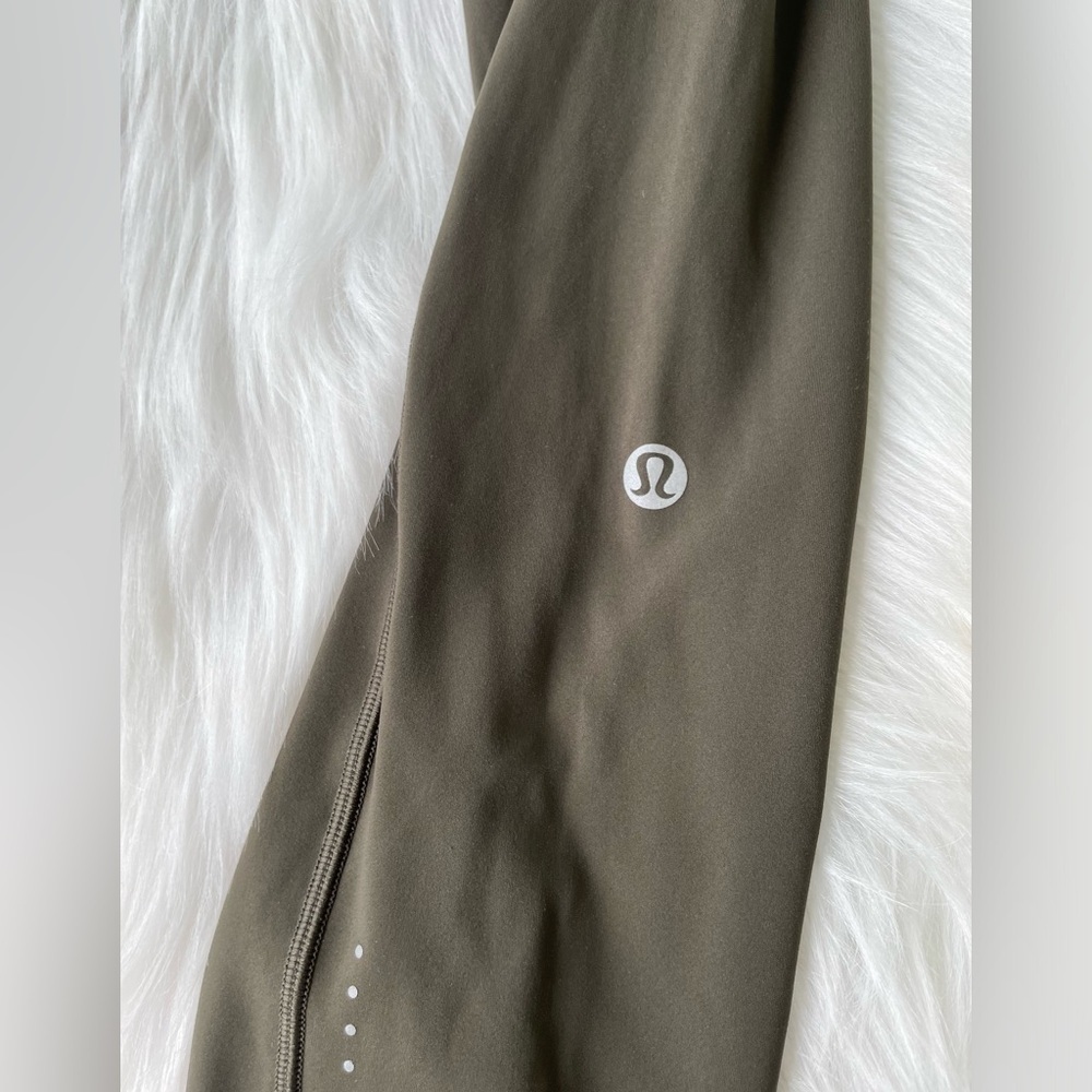 Lululemon Fast & Free 7/8 Tight II size 2 - Dark Olive - Picture 8 of 12